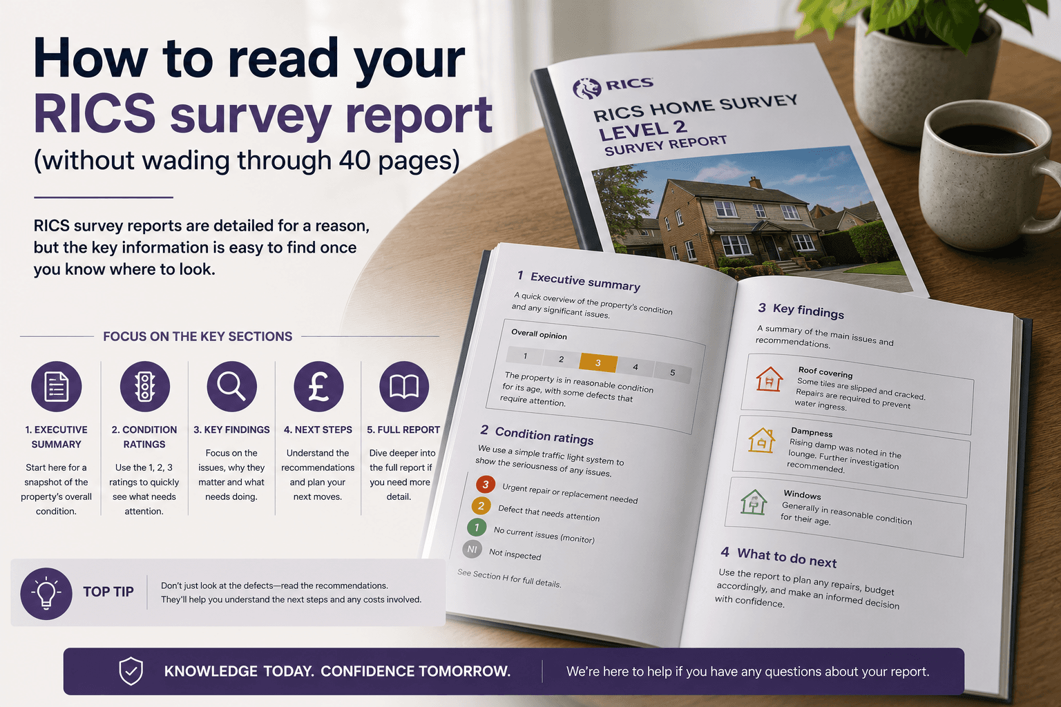 How to read your RICS survey report (without wading through 40 pages)
